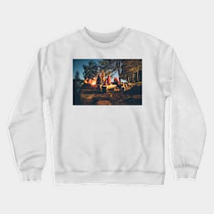 Camping Images Crewneck Sweatshirt